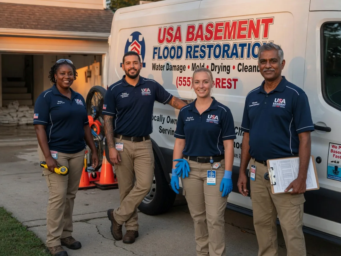 Basement Flood Cleanup company in New Concord, OH